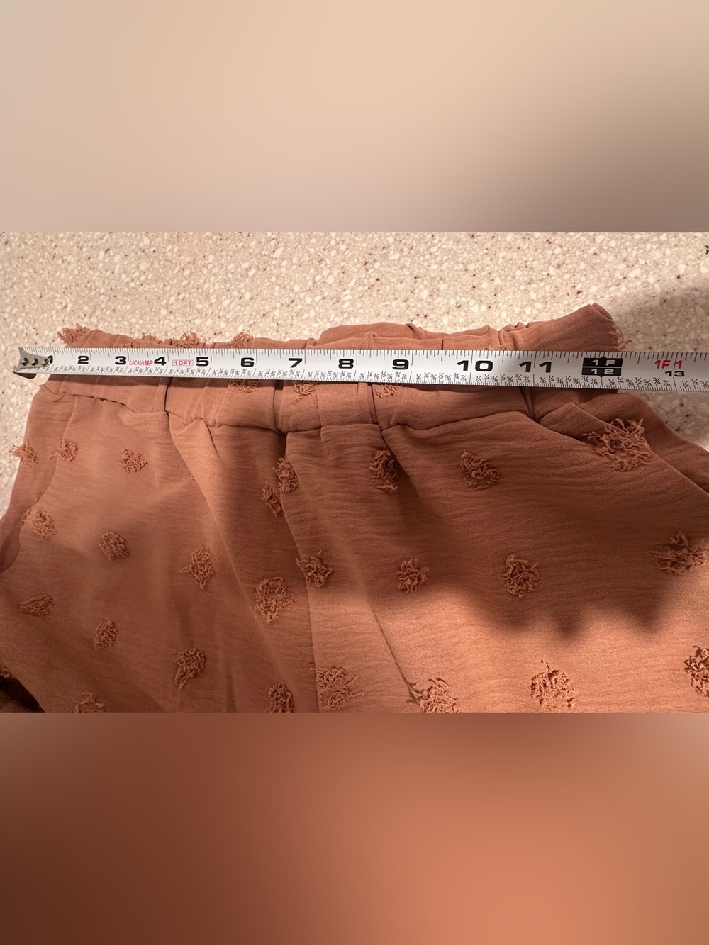 NIB Caramel Polka Dots High Waist Pants Wide Leg Solid Soft Comfortable Small - Picture 9 of 12